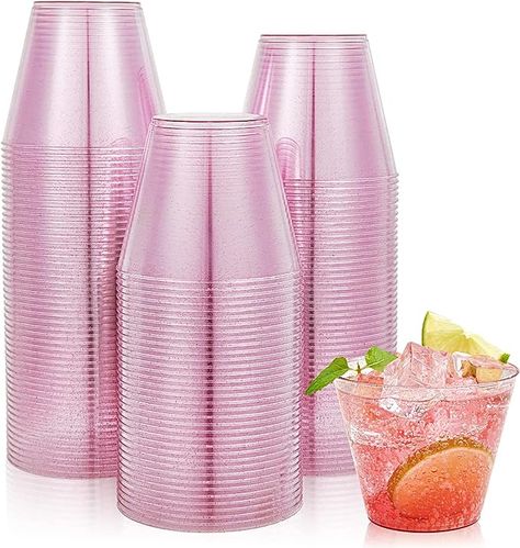 Red Plastic Cups, Cups For Wedding, Christmas Party Cups, Bubble Boba, Cocktail Cup, Clear Cups, Frozen Cocktails, Purple Party, Golden Apple