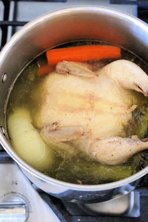 Bone Broth From Whole Chicken, Bone Broth Recipe Chicken, Meat For Tacos, Homemade Chicken Bone Broth, Tacos Soup, Chicken Bone Broth Recipe, Brine Recipes, Broth Diet, Make Chicken Broth