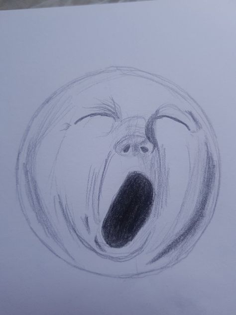 Yawning Moon, Moon Drawing, Sketchbook Ideas, Drawing Ideas, Sketch Book, Moon, Drawings