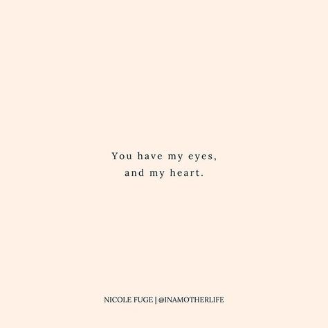 IN A MOTHER LIFE | Motherhood Poetry on Instagram: "“You have my eyes, and my heart.” HEART EYES | A5 Print Series >>> ❥ You can shop this print from the link in bio. #motherhood #modernmotherhood #motherhoodpoetry #mumswhowrite #momswhowrite #motherhoodrising #postpartum #thisispostpartum #realmotherhood #mumssupportingmums" Motherly Love Quotes, Motherhood Quotes Aesthetic, Mother Aesthetic Quotes, Motherhood Poetry, The Love Of A Mother, Mother Life, Black Motherhood, Mothers Love Quotes, Character Aesthetics