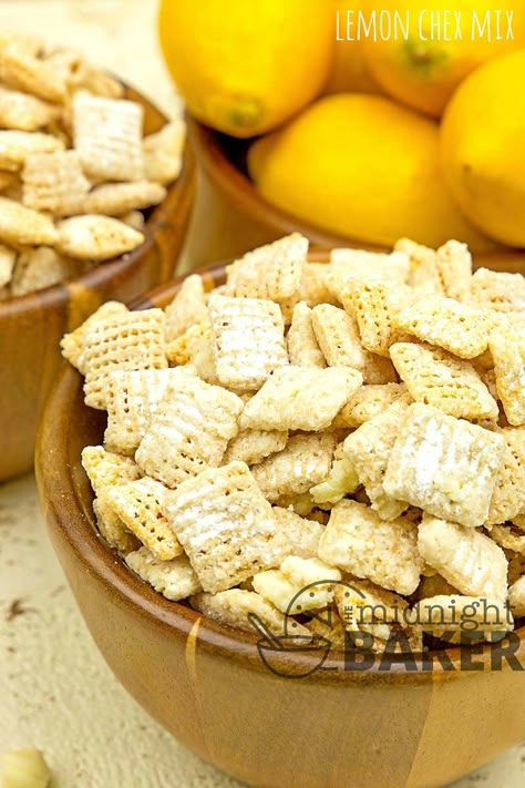 Lemon Chex Mix Lemon Chex Mix, Lemon Chex, Lemon And White Chocolate, Chex Mix Original, Super Bowl Party Snacks, Chex Snack Mix, Original Chex, Chex Mix Recipes, Chex Mix