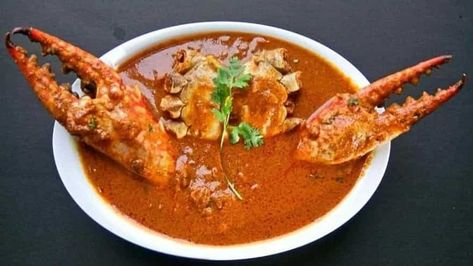 From Goan to Malvani: 3 Indian-Style Crab Curry Recipe Crab Masala, Goan Cuisine, Curry Crab, Crab Curry, Crab Legs Recipe, Crab Recipe, Indian Thali, Goan Recipes, Veg Food