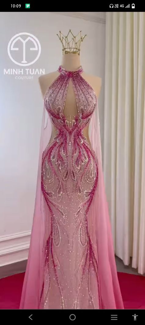 Pageant Gowns Elegant, Pink Pageant Dresses, Pink Pageant Dress, Bad Dresses, Gowns Elegant, Diy Wedding Dress, High Fashion Outfits, Effortlessly Chic Outfits, Glamour Dress