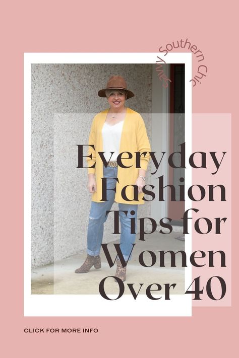 Looking for the secrets to style? Want to know the dos and don'ts of fashion after 40 or what to wear over 40? Click for these style tips. Outfits After 40, After 40 Fashion Outfits, Dress In Your 40s What To Wear, Style In Your 40s For Women, Fashion In Your 40s Woman, 40 Yr Old Women Fashion, Forties Fashion, Where To Buy Clothes, Dos And Don'ts