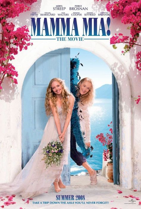 Mamma Mia Cast, Pp Photo, Girly Movies, I Love Cinema, Movie Poster Wall, Movie Covers, Poster Room, Mia 3, Mama Mia