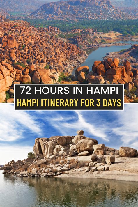 Hampi Itinerary Hampi Itinerary, Vijayanagara Empire, Unique Culture, India Travel Guide, Travel India, Hampi, Hill Station, Ancient Ruins, India Travel