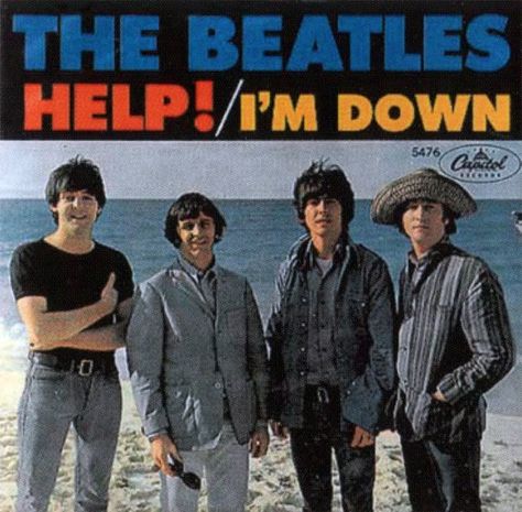 The Number Ones: The Beatles’ “Help!” - Stereogum Beatles Help, The Beatles Help, Beatles Albums, Music Genius, Beatles Photos, Beatles Songs, Blue Poster, The Fab Four, Cover Artwork