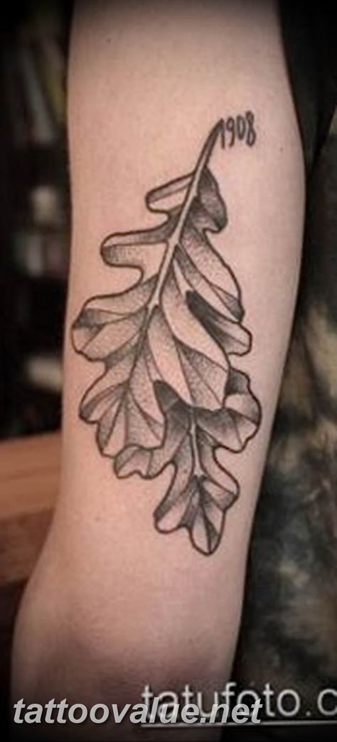 Photo oak leaves tattoo 25.05.2019 №002 - oak leaves tattoo idea - tattoovalue.net - tattoovalue.net Oak Tree Tattoos, Oak Tree Tattoo Designs, Oak Leaf Tattoos, Acorn Tattoo, Pine Tattoo, Oak Tree Tattoo, Leaf Tattoo, Tree Tattoos, Date Tattoos