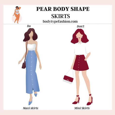 Skirts For Pear Shaped Women, Pear Body Shape Fashion, Pear Shaped Girls, Pear Body Shape Outfits, Pear Shaped Outfits, Kibbe Romantic, Curvy Casual Outfits, Pear Shaped Women, Shape Fashion