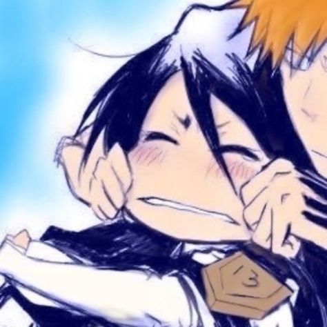 Bleach Matching Icons, Rukia Ichigo, Bleach Matching, Matching Icons Discord, Cool Pfps For Discord, Ichigo Rukia, Ichigo X Rukia, Ichigo Y Rukia, Ichigo And Rukia