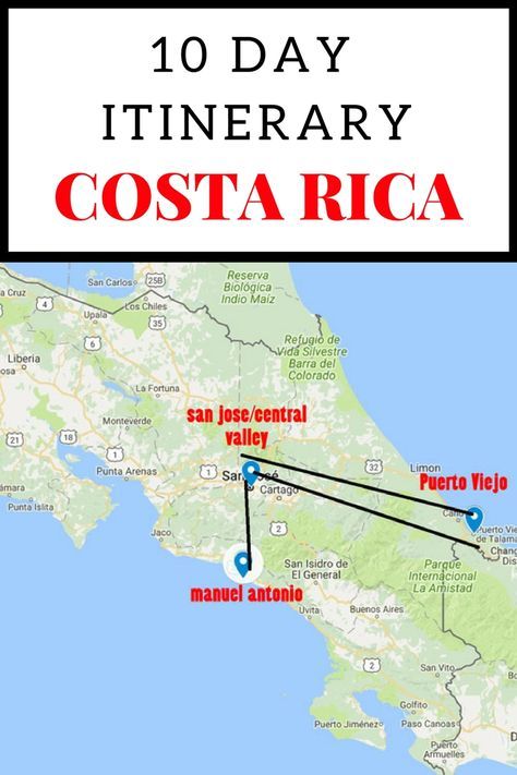 A 10 day Costa Rica itinerary: San Jose, PUerto Viejo and Manuel Antonio. Read more here: https://mytanfeet.com/costa-rica-travel-tips/10-day-costa-rica-itinerary/ Costa Rica | Costa Rica travel blog | Costa Rica travel tips Puerto Armuelles, Costa Rica Itinerary, Costa Rica With Kids, Living In Costa Rica, Costa Rica Beaches, Road Trip Planner, Visit Costa Rica, Costa Rica Vacation, Monteverde