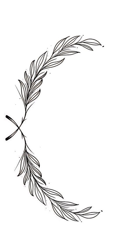 Greek Reef Tattoo, Minimalist Greek Tattoos, Greek Wreath Tattoo, Olive Wreath Tattoo, Branch Tattoo Men, Olive Leaves Tattoo Design, Olive Branch Tattoo Design, Olive Branch Tattoo Mens, Kai Tattoo