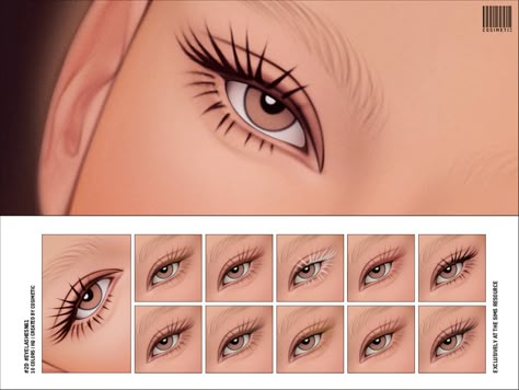 Sims 4 Makeup, Sims 4 Cheats, Sims 4 Cc Eyes, Makeup Cc, Sims Packs, Pelo Sims, Sims 4 Cc Makeup, Tumblr Sims 4, Sims 4 Dresses