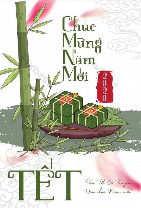 New Year Poster Design Graphics, Vietnamese Typography, Happy Vietnamese New Year, Happy New Year Poster, New Year Image, Vietnamese New Year, Spring Poster, Chinese New Year Activities, New Year Poster