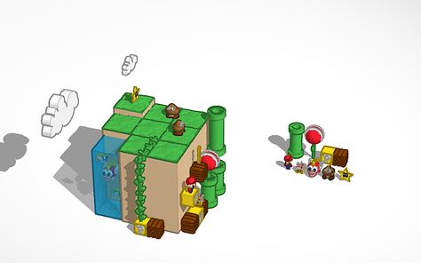 Escenario - Mario Bros Mario Bros., Mario Bros, 3d Design, Mario, Gaming Logos, Created By, ? Logo, Art, Design