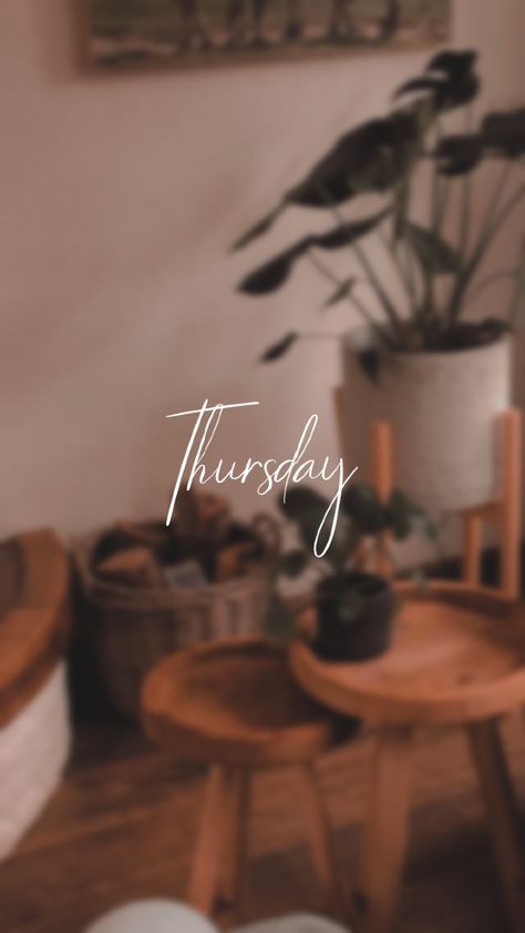 Thursday Wallpaper, Thursday Aesthetic, Coffee Time Quotes, Blue Butterfly Wallpaper, Lock Screen Wallpaper Iphone, Cute Bunny Cartoon, Instagram Feed Ideas Posts, Iphone Obsession, Phone Screen Wallpaper