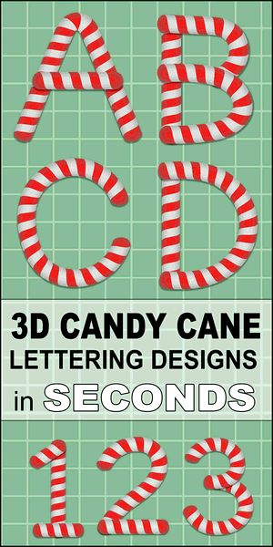 Candy Cane Alphabet Letters, Stencil Maker, Stencil Font, Alphabet Stencils, Christmas Alphabet, Embroidery Letters, Candy Cane Stripes, Christmas Fonts, Free Stencils