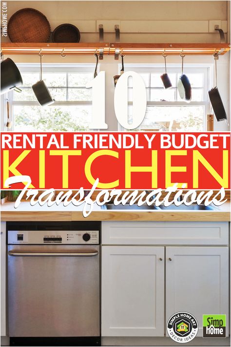 Fine 10 Rental Friendly Budget Kitchen Organizations and Makeovers for you Allabouthome Rental Friendly Kitchen Makeover, Small Rental Kitchen, Renters Kitchen, Kitchen Counter Styling, Amazon Kitchen Decor, Kitchen Booth, Rental Kitchen Makeover, Rental Friendly, Functional Kitchen Design