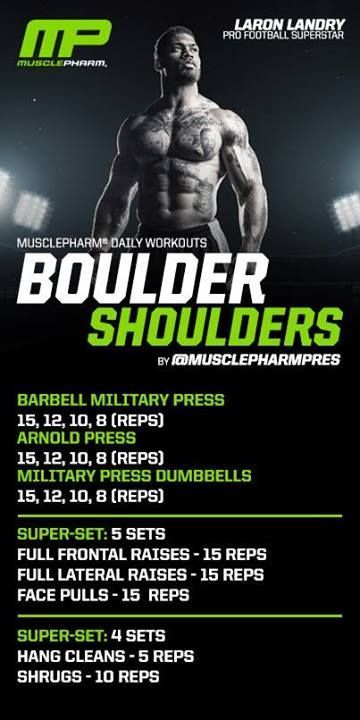 ... workout | Fitness | Pinterest Boulder Shoulder Workout, Musclepharm Workouts, Boulder Shoulders, Shoulders Workout, Bodybuilding Competition, Muscle Pharm, Bodybuilding Workouts, Shoulder Workout, Muscle Fitness