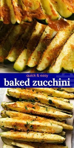 Cook Zucchini, Zucchini Recipes Baked, Easy Zucchini Recipes, Baked Zucchini, Zucchini Recipe, Bake Zucchini, Easy Zucchini, Zucchini Fries, Veggie Side Dishes