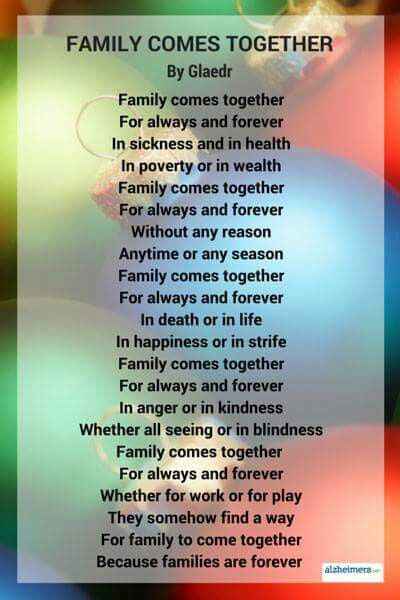 Families - the way it should be Poem Family, Family Together Quotes, Family Reunion Quotes, Reunion Quotes, Alzheimers Quotes, Family Tree Quotes, Genealogy Quotes, Family Reunion Favors, Poems And Quotes