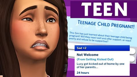 💜 TEEN PREGNANCIES, HAPPEN. IF YOU'RE SOMEONE WHO LIKES TO PLAY OUT WITH REAL LIFE SITUATIONS IN THE SIMS THIS  MOD IS FOR YOU. A MOD THA... Sims 4 Internet Mod, Must Have Cc Sims 4, Sims 4 Game Mods Free, Sims 4 Mods Teenage Pregnancy, Teen Pregnancy Sims 4, Realistic Pregnancy Mod Sims 4, Sims 4 Cc Teen Pregnancy Mod, Pre Teen Mod Sims 4, Best Mods For Sims 4