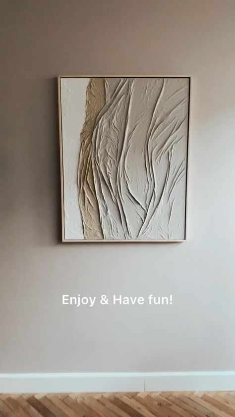 Art With Paper, Abstract Art Painting Techniques, Diy Abstract Canvas Art, Plaster Wall Art, Abstract Art Diy, Diy Canvas Wall Art, Diy Wall Art Decor, Diy Artwork, Soyut Sanat Tabloları