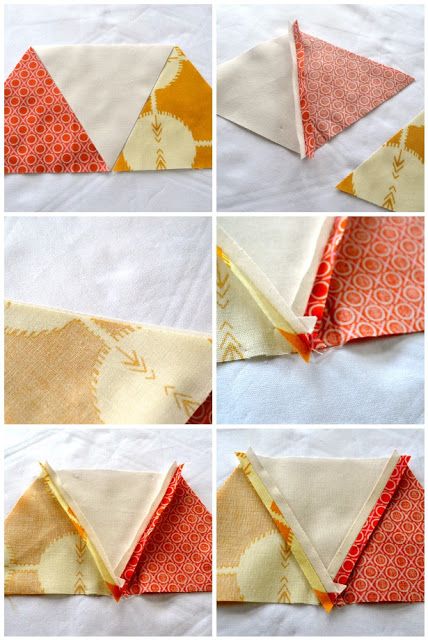 How to sew equilateral triangles - a tutorial Triangle Quilt Tutorials, Patchwork Tutorial, Quilting 101, Quilt Techniques, Triangle Quilts, Quilt Tips, Quilt Tutorial, Quilt Block Tutorial, Triangle Quilt