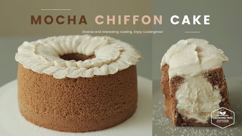 Cooking Tree will show you how to make a homemade version of this delectable recipe for Mocha Cream Chiffon Cake. The post Mocha Cream Chiffon Cake Recipe appeared first on Cooking Tree. Mocha Chiffon Cake Recipe, Mocha Chiffon Cake, Castella Cake Recipe, Korean Pastry, Chiffon Cake Recipe, Chocolate Chiffon Cake, Castella Cake, Cooking Tree, Mocha Cream