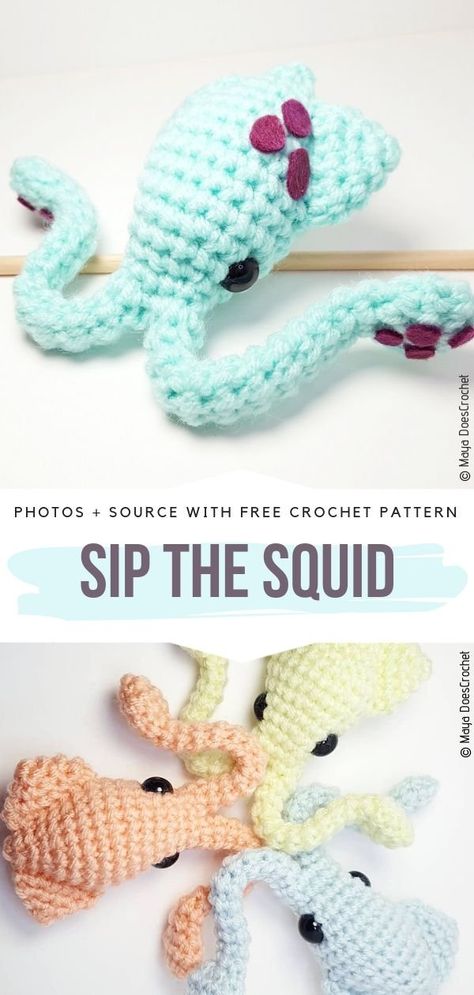 Free Crochet Patterns Amigurumi, Crochet Sea Creatures, Crocheted Animals, Crochet Free Patterns, Kids Crochet Pattern, Crochet Fish, Crochet Animals Free Patterns, Crochet Amigurumi Free Patterns, Crochet Amigurumi Free