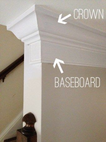 How To Add Extra Beefy Crown Molding | Young House Love Diy Baseboards, Baseboard Styles, Young House, Young House Love, Trim Work, Wood Molding, Young Family, Wood Trim, Home Upgrades