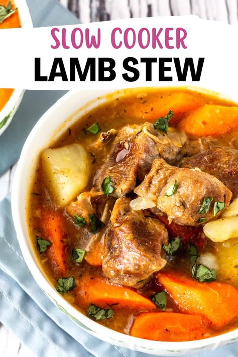 Lamb Stew Crockpot Slow Cooker, Lamb Stew Meat Recipes Crock Pot, Diced Lamb Recipes Slow Cooker, Lamb Stew Recipes Crockpot, Crock Pot Lamb Stew, Crockpot Lamb Stew, Slow Cooker Lamb Stew, Lamb Stew Recipes Slow Cooker, Lamb Crockpot Recipes