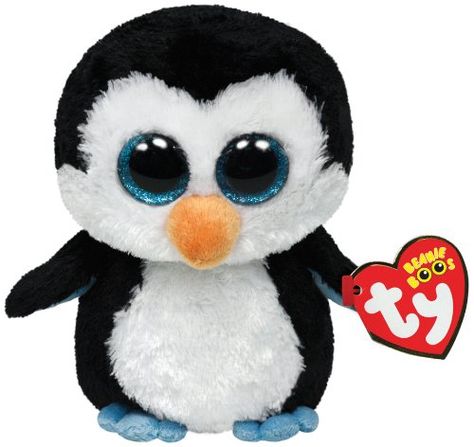 TY Beanie Boos - Waddles - Penguin TY Beanie Boos http://smile.amazon.com/dp/B002Q4M3FS/ref=cm_sw_r_pi_dp_GoFStb129JYHW6A7 Ty Stuffed Animals, Plush Penguin, Ty Plush, Cute Beanies, Beanie Boo, Ty Beanie Boos, Beanie Boos, Beanie Babies, Animal Figures