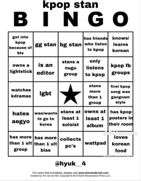 Follow For More!! Kpop Bias Template, Enhypen Bingo, Kpop Boy Groups List, Kpop Activities, Kpop Bingo, Kpop Games, Kpop Quiz, Birthday Kpop, Bingo Challenge