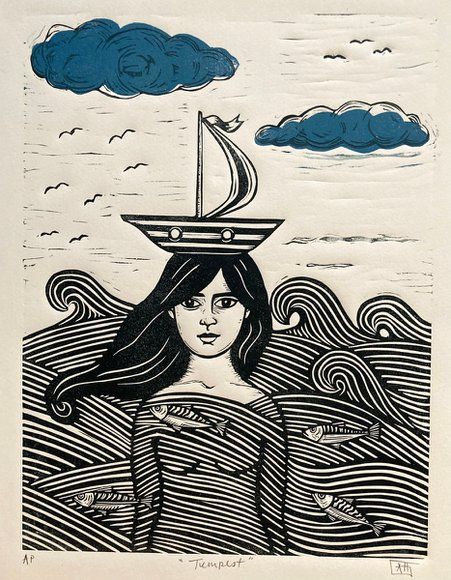 Alison Headley, Linocut Artists, Linoleum Block Printing, Linocut Printmaking, Lino Art, Linocut Art, Printmaking Art, Arte Inspo, Lino Print