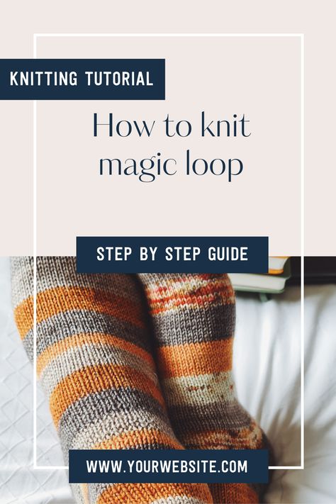 Magic loop without the mystery — Louise Tilbrook Designs Magic Loop Socks Free Pattern, Magic Loop Knitting Socks, Magic Loop Socks, Magic Loop Knitting, Knitting In The Round, Loop Knitting, Knitting Board, Blog Newsletter, Magic Loop