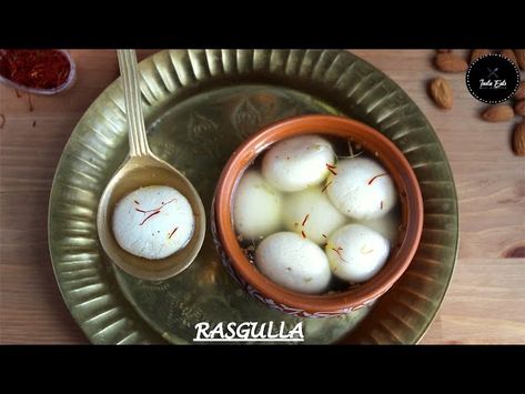 Rasgulla is a popular Bengali Sweet. It is a basic dessert recipe from the Indian cuisine. Rasgulla is a juicy, milk based dessert loved by people all over the India. These are made during festive times. And it is very quick and easy to make. Enjoy the Video! Rasgulla Recipe, Sweet Recipes, Dessert, Dessert Recipes, Festival