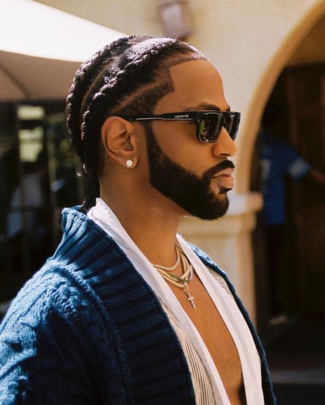 ♛ Mar ♛ || BLM 🤍🎧 on Twitter: "WHEW SEAN LOOKS GOOD 😍😍😍😍 @BigSean… " Japanese Snake, Twist Hair Men, Cornrow Braids Men, Mens Twists Hairstyles, Hair Twists Black, Natural Hair Men, Braid Styles For Men, Boy Braids Hairstyles, Men Braids