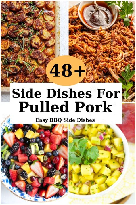 Make summer dinners special with these pulled pork side dishes. From fresh salads to grilled veggies and classic mac and cheese, these sides are perfect for any occasion. Easy to prepare and delicious, they'll make your meal complete. Tap to try the recipe for summer dinners with pulled pork. What Goes With Pulled Pork, Pork Sandwich Sides, Side Dishes For Pulled Pork, Sides For Pulled Pork, Pulled Pork Side Dishes, Pulled Pork Sides, Smoked Baked Beans Recipe, Fresh Veggie Recipes, Pulled Pork Dinner