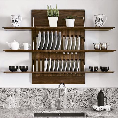 Employ a light touch with kitchen storage