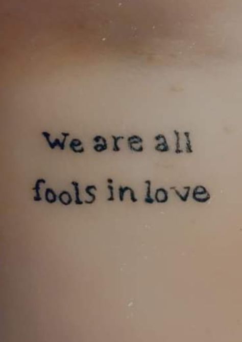 Tattoos For Poets, Subtle Gay Tattoo, Pride And Prejudice Tattoo, Shakespeare Tattoo, Gay Tattoo, Scene Tattoo, Movie Tattoos, Get A Tattoo, Pride And Prejudice