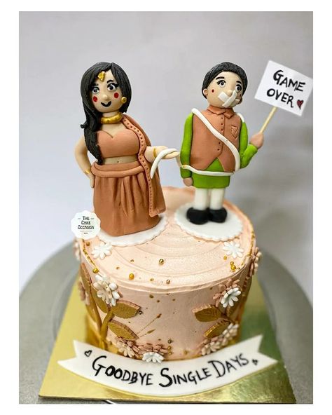 Bride and Groom Bachelorette Cake For Groom, Groom To Be Cake Designs, Groom To Be Cake, Bachelor Party Cakes, Bride To Be Cake, Bachelorette Cake, Groom To Be, Wedding Photoshoot Poses, Boyfriend Birthday