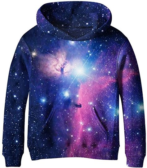 Galaxy Clothing, Galaxy Sweater, Galaxy Sweatshirt, Galaxy Outfit, Pink Galaxy, Kids Dress Wear, Lilo Et Stitch, Galaxy Print, Fashion Hoodies