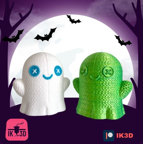 Free STL file CROCHET GHOST - NO SUPPORTS - COLOR PRINT 👻・3D print design to download・Cults 3d Printing Files, Crochet Ghost, Spooky Home, Halloween Ghost Decorations, Spooky Home Decor, Tea Candle, Halloween 3d, Adorable Crochet, Tea Candles