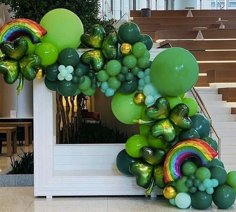 St Patricks Birthday Ideas, St Patricks Day Balloons Decoration, St Pattys Balloon Arch, Saint Patricks Day Party Decor, Saint Patrick’s Day Balloon Arch, St Patrick’s Day Balloons, St Patrick’s Day Balloon Garland, St Patricks Day Balloon Arches, St Patrick's Day Party Decorations