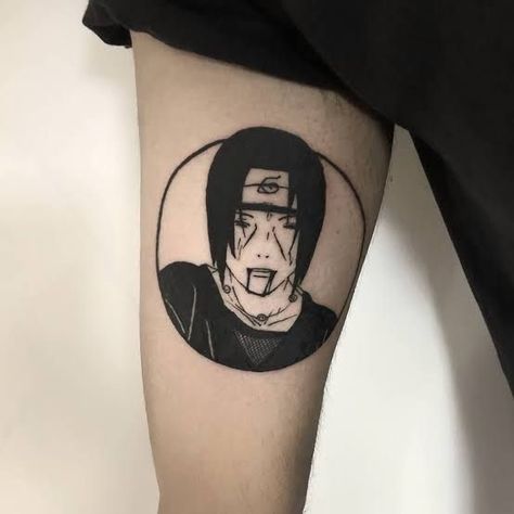 Itachi Itachi Tattoos, Itachi Tattoo Ideas, Itachi Tattoo, Naruto Tattoos, Tatuagem Masculina Pequena, 16 Tattoo, Elements Tattoo, Manga Tattoo, Naruto Tattoo