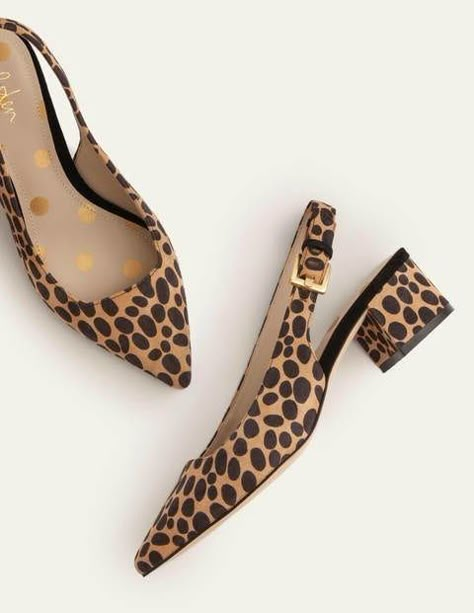 Fancy Flats, Shoes 2023, Stunning Shoes, Chic Shoes, Slingback Heels, Girly Shoes, Slingbacks, Slingback Heel, British Fashion