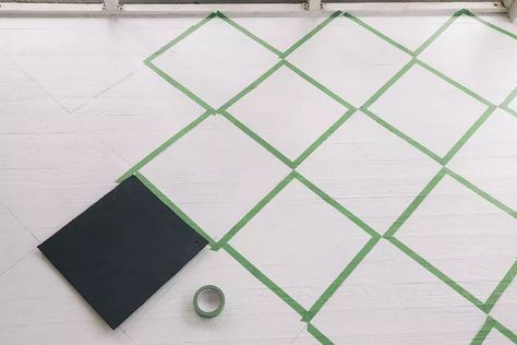 How to Paint a Checkerboard Pattern How To Paint Checkerboard Pattern, Whimsical Furniture, Checkerboard Pattern, Floor Design, Base Coat, How To Paint, Light Colors, Paint, Pattern