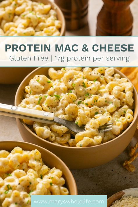 This cottage cheese mac and cheese is a high protein pasta recipe made with a delicious creamy cheese sauce and elbow macaroni pasta. All you need is a few simple ingredients, and 20 minutes, making busy weeknights a breeze! Healthy Macaroni And Cheese Recipe, Healthy Elbow Pasta Recipes, Cheese Sauce For Macaroni, High Protein Mac And Cheese, Cottage Cheese Mac And Cheese, Pasta High Protein, Protein Mac And Cheese, High Protein Pasta Recipes, Elbow Pasta Recipes