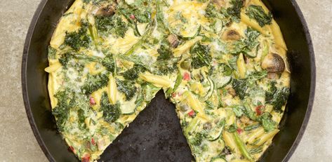 Crisper Crash Frittata by Ree Drummond Ree Drummond Recipes, Frittata Recipe, Kale And Spinach, Frittata Recipes, Ree Drummond, Disney Frozen 2, Egg Dish, All Vegetables, Frozen 2